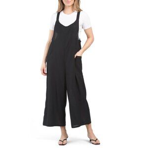 HUNTER & BROWN Black Flowy Casual Jumpsuit